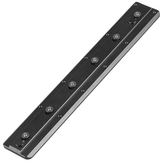 FANAUE Keymod Rail Tripod Plate Adapter Mount BKMOD-240 with Safety Stop Screws,for Tripod Ball Head Ballhead,Compatible Arca Swiss RRS Dovetail