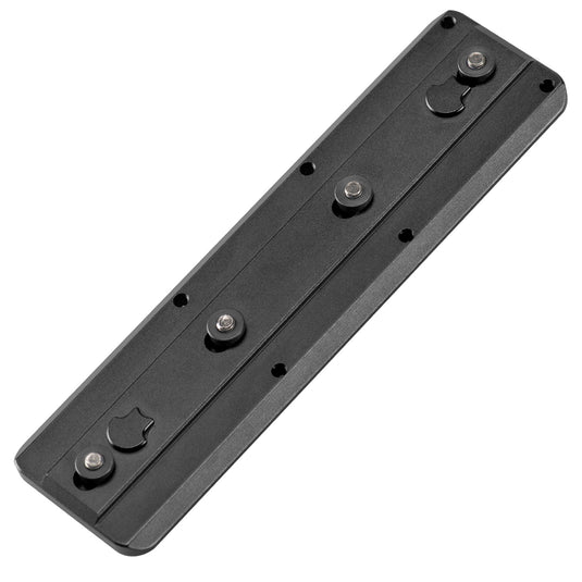 FANAUE Keymod Rail Tripod Plate Adapter Mount BKMOD-140 with Safety Stop Screws,for Tripod Ball Head Ballhead,Compatible Arca Swiss RRS Dovetail