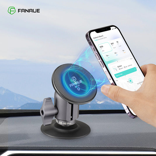FANAUE Aluminum Magnetic Phone Holder for Car