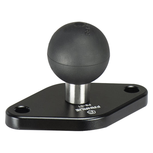 FANAUE Diamond Mount Base Compatible RAM Mount B Size 1" Ball Double Socket Arm, Center Distance Between Two Mounting Holes is 1.912'', Meets Industry Standard AMPS Hole Pattern,Made of Aluminum Alloy