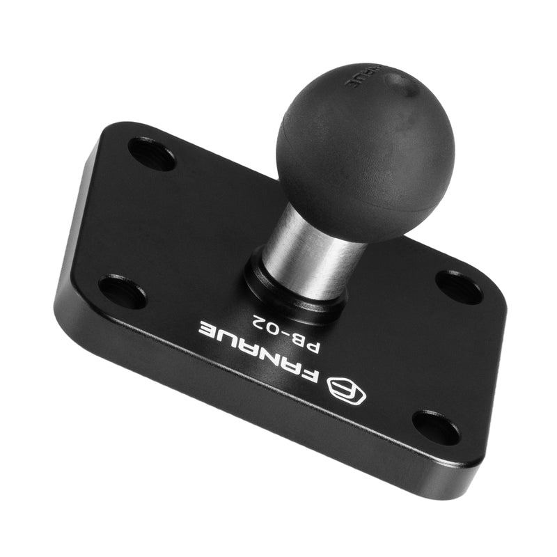 Load image into Gallery viewer, FANAUE Aluminum 4-Hole AMPS Base Mount with 20mm (0.787 inches) Mounting Ball for 20mm ball mount arm