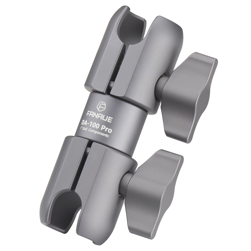 Load image into Gallery viewer, FANAUE DA-100PRO Composite Double Socket Swivel Arm with RAM Mounts B Size 1" Ball Components