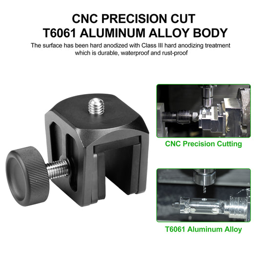 FANAUE Car window telescope Clip for observation binoculars, car window mount for tripod head Hunting camera phone mount adapter