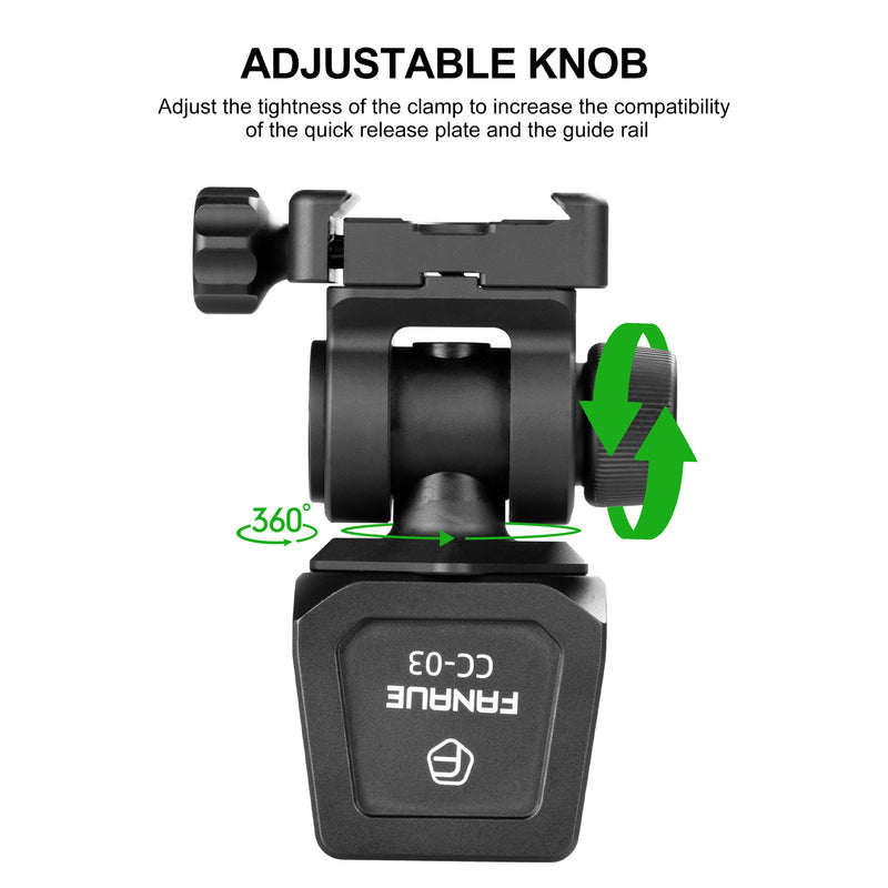 Load image into Gallery viewer, FANAUE Car Window Mount for Spotting Scope Binoculars, Vehicle Car Window Mount for Tripod Head Adapter Hunting Scouting