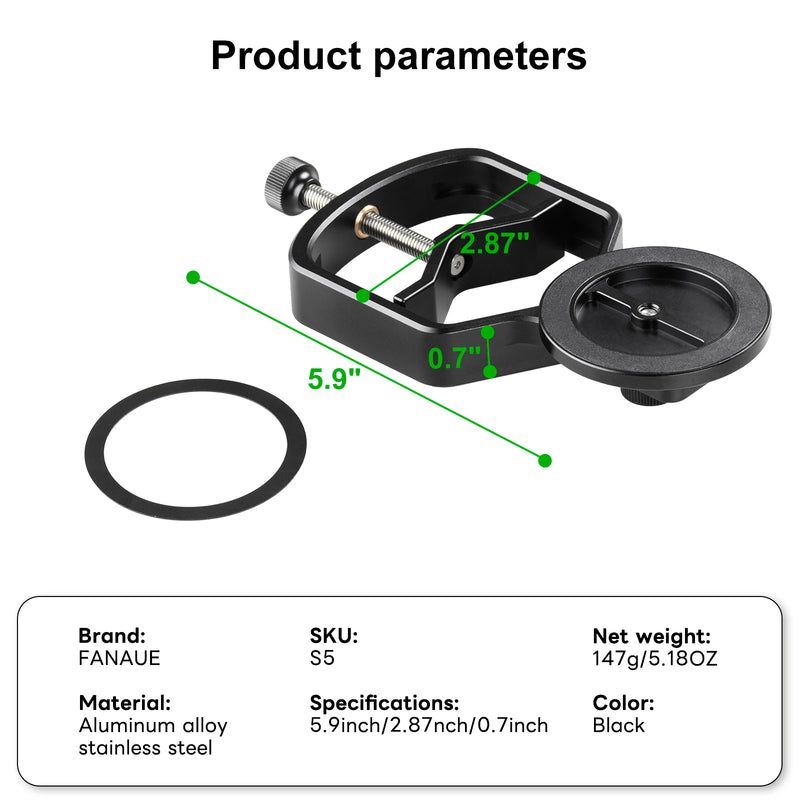 Load image into Gallery viewer, Magnetic Universal Spotting Scope Phone Adapter, Fits 2.16" Eyepiece Max(Only Available for iPhone)