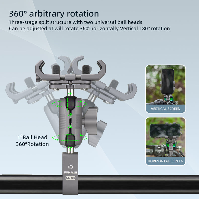 Load image into Gallery viewer, FANAUE CPC-09T Phone Mount with Shock Absorber