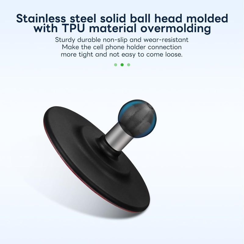 Load image into Gallery viewer, FANAUE Suction Cup Base for Mounting on Car Dashboards Compatible with 17mm Double Socket Arm