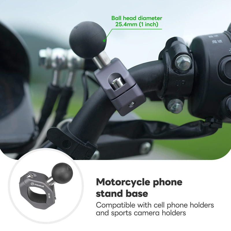Load image into Gallery viewer, FANAUE Motorcycle Phone Mount Adapter with Shock Absorption Anti-Theft Function