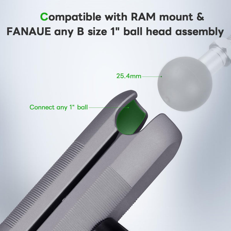 Load image into Gallery viewer, FANAUE Double Socket arm 90F with Anti-Theft Function