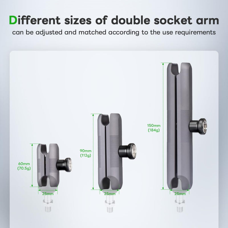 Load image into Gallery viewer, FANAUE Double Socket arm 60F with Anti-Theft Function
