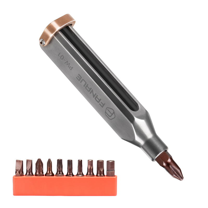 Load image into Gallery viewer, FANAUE Titanium Pocket Screwdriver, Precision Screwdriver Set, Professional Grade Magnetic Repair Tool Kit for Electronics.