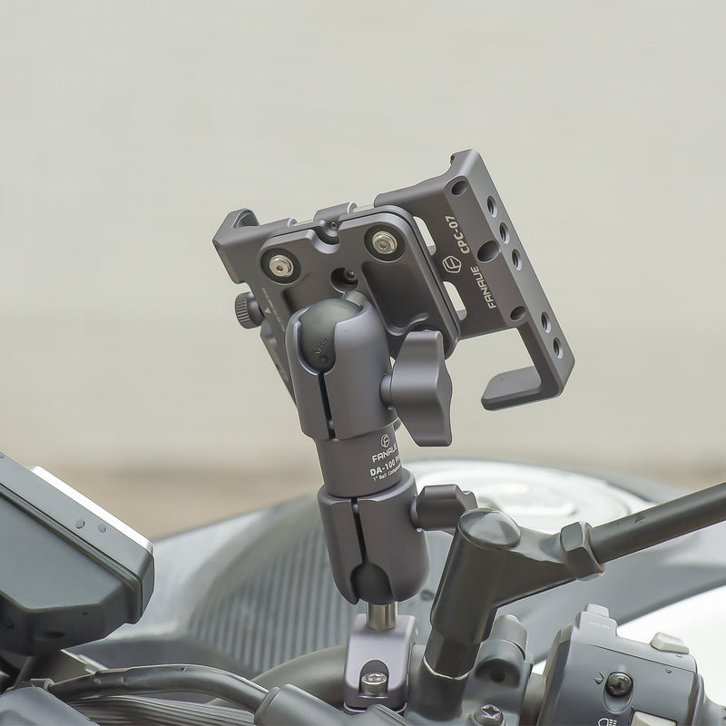 Load image into Gallery viewer, FANAUE DA-100PRO Composite Double Socket Swivel Arm with RAM Mounts B Size 1" Ball Components