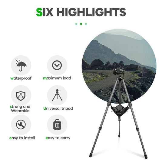 FANAUE TS-01 Tripod Stone Bag, Fit for Most Tripods, Iight Stand Sandbag