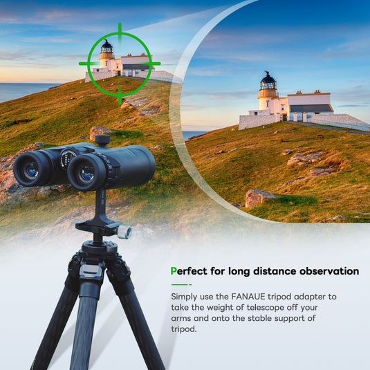 FANAUE S2 Binocular Tripod Adapter with 1/4-20