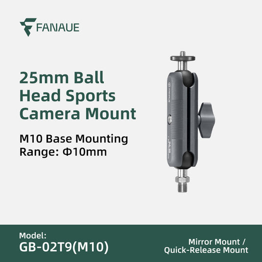 FANAUE GB-02T Action Camera Mount / Universal Action Camera Holder