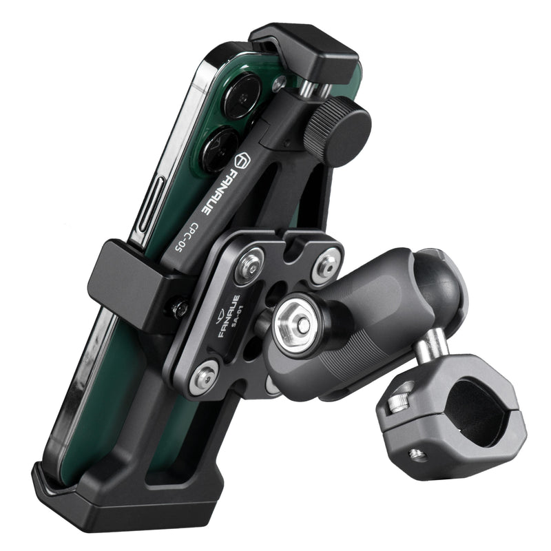 Load image into Gallery viewer, FANAUE CPC-05T Motorcycle phone mount compatible with 1-inch ball