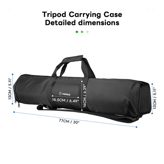 FANAUE 77cm Photography Handbag Hunting Tripod Black Waterproof Bag