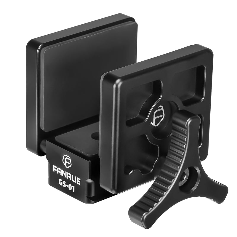 Load image into Gallery viewer, FANAUE GS-01 Arca Swiss Hunting Tripod Clamp with Quick Release Plate for Enhanced Accuracy in Hunting and Shooting