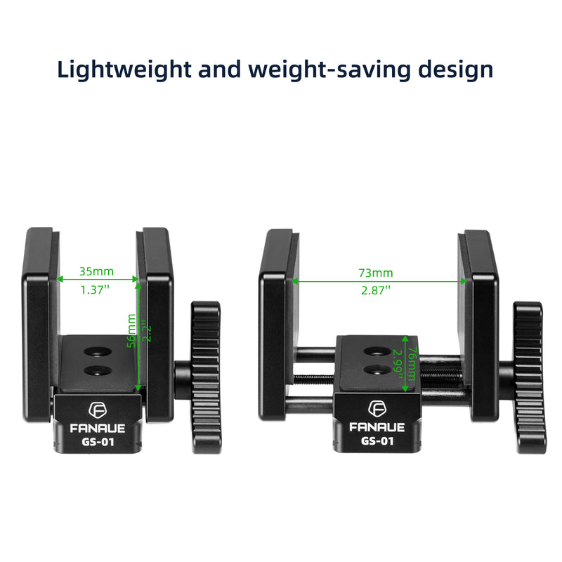Load image into Gallery viewer, FANAUE GS-01 Arca Swiss Hunting Tripod Clamp with Quick Release Plate for Enhanced Accuracy in Hunting and Shooting