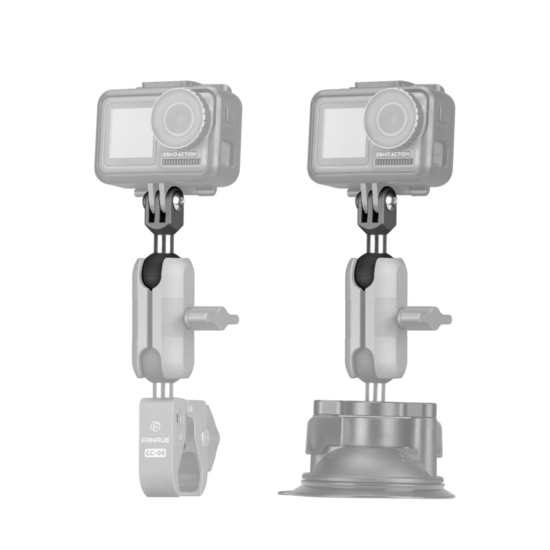 Load image into Gallery viewer, FANAUE GB-01 Action Camera Mount Interface 1" Ball Assembly,Compatible with GOPRO Hero 9/10/11 and Other Brands of Action Cameras