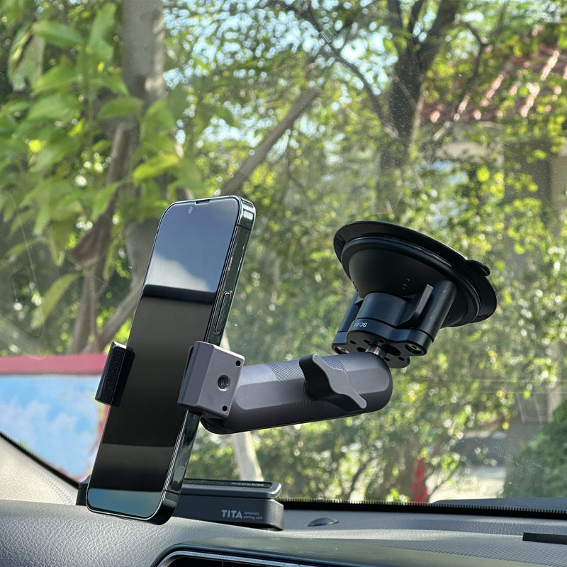 Load image into Gallery viewer, FANAUE Mount Twist-Lock Suction Cup Base with Vehicle Windshields SC-01 B Size 1" Ball for RAM Mounts
