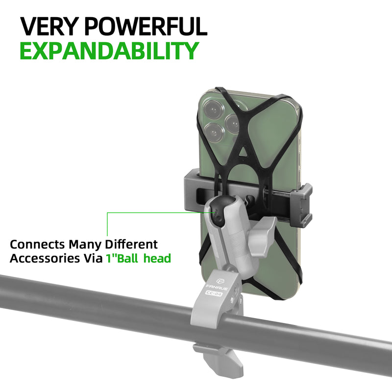 Load image into Gallery viewer, FANAUE CPC-08 Cell Phone Holder with Detachable 1" Ball Head and Tether