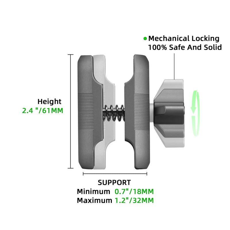 Load image into Gallery viewer, FANAUE DA-60 Double Socket Arm with Dual 1" Ball sockets