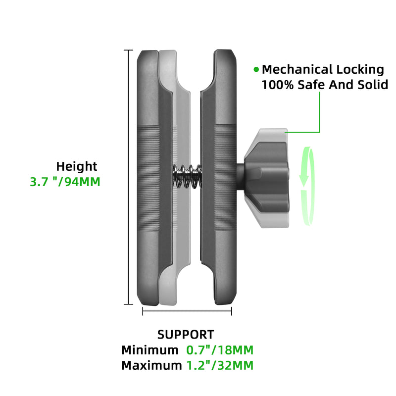 Load image into Gallery viewer, FANAUE DA-90 Double Socket Arm with Dual 1" Ball sockets