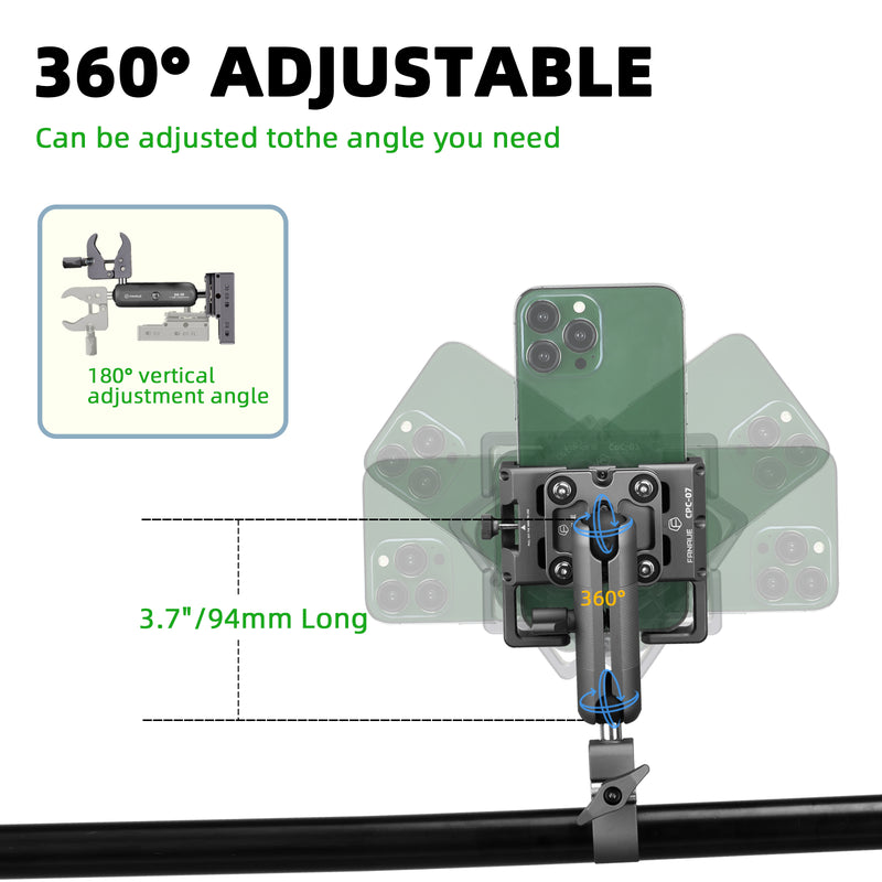Load image into Gallery viewer, FANAUE 360 Rotation Shock Absorber Universal Motorbike Phone Mount