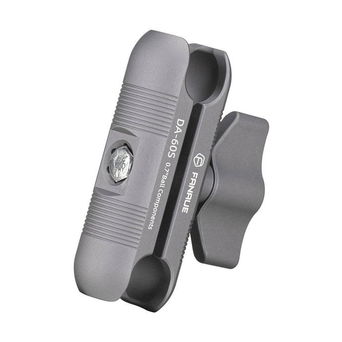 FANAUE Double Socket Arm Only Supports 17mm Ball Head Compatible Garmin GPS With 1/4 Ball Head Components