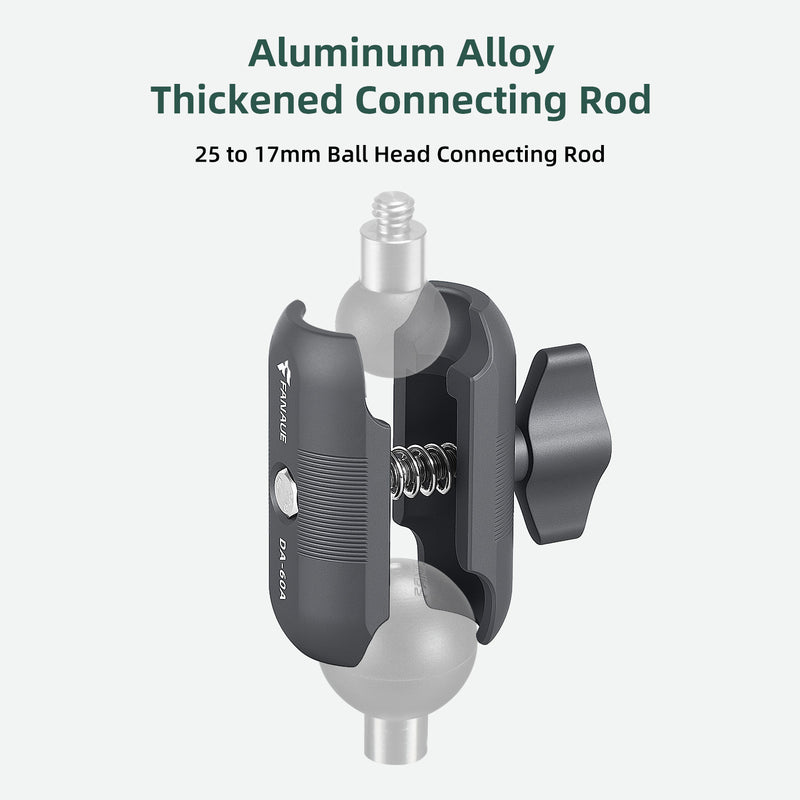 Load image into Gallery viewer, FANAUE DA-60A Double Socket Arm 25mm Ball to 17mm Ball
