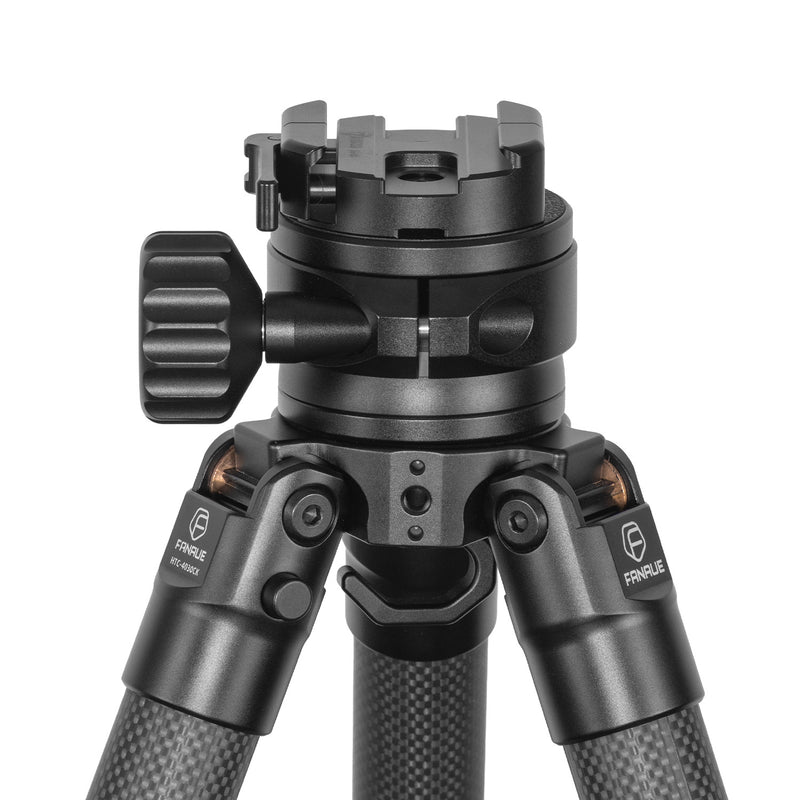 Load image into Gallery viewer, FANAUE TA-65T Ball Head Tripod Leveling Base with ARCA Clamp Bubble Level Function for Camera Shooting &amp; Hunting Mounts Product
