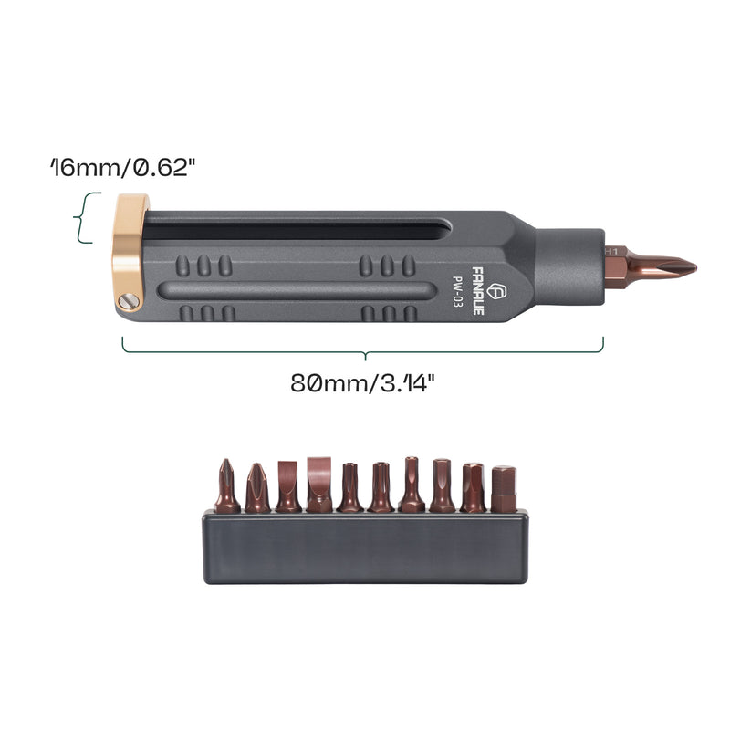 Load image into Gallery viewer, FANAUE S2 Steel Pocket Screwdriver/Magnetic Repair Tool Kit(PW-03)
