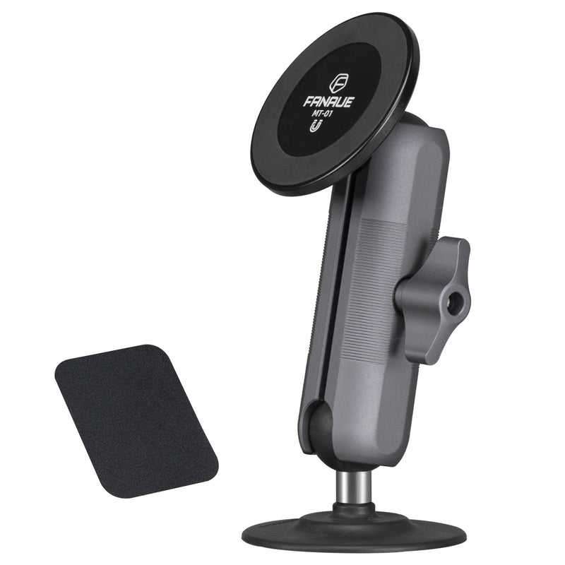 Load image into Gallery viewer, FANAUE SC-03T9 Magnetic Car Mount Compatible with RAM Mount B Size Ball Head, Magnetic car phone holder can be mounted on car dashboard
