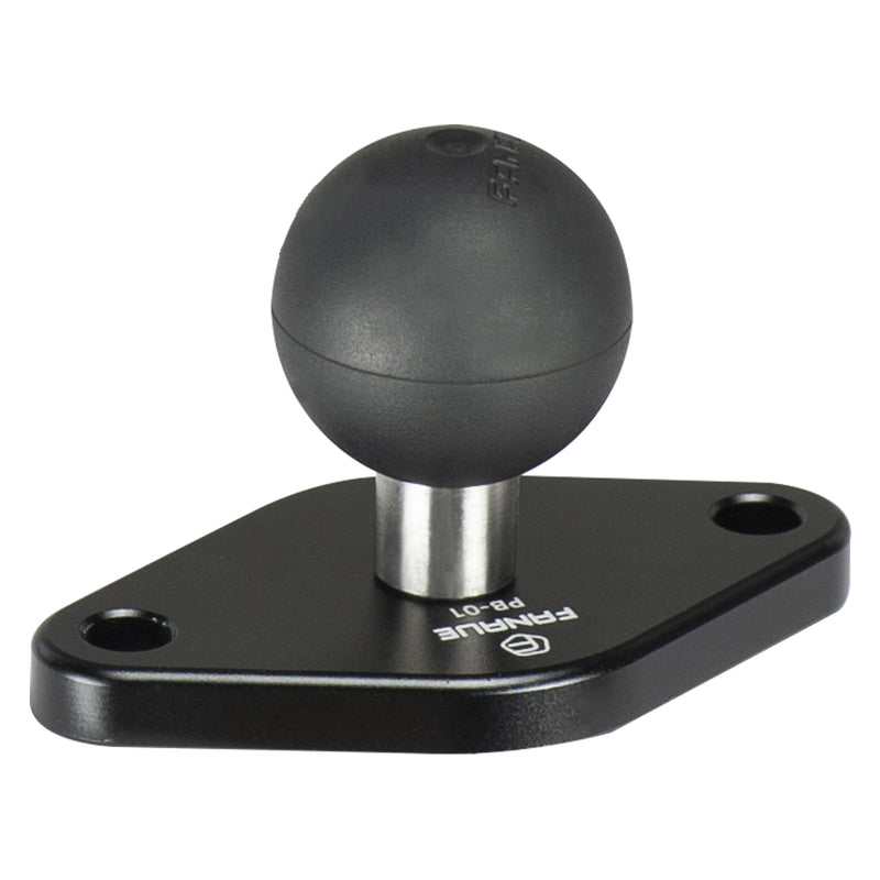 Load image into Gallery viewer, FANAUE Diamond Mount Base Compatible RAM Mount B Size 1&quot; Ball Double Socket Arm, Center Distance Between Two Mounting Holes is 1.912&#39;&#39;, Meets Industry Standard AMPS Hole Pattern,Made of Aluminum Alloy
