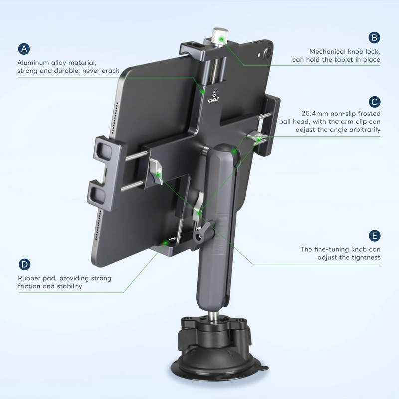 Load image into Gallery viewer, FANAUE PD-03  Extended Version Tablet/ipad Holder For Car Motorcycle(10&quot;-14&quot;)
