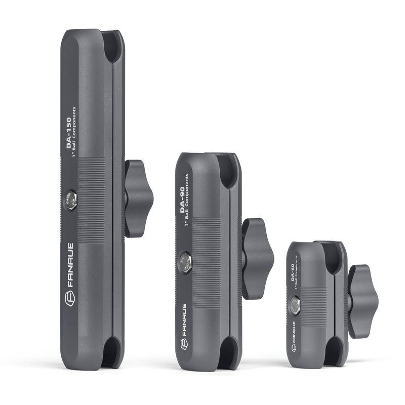 Load image into Gallery viewer, FANAUE Aluminum Alloy Double Socket Arm Compatible With 1inch Balll
