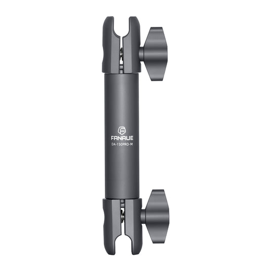 FANAUE Composite Double Socket Swivel Arm, 3.7" Aluminum Mounting Arm Dual 20mm Socket Ends - Fits 20mm Attachment Ball