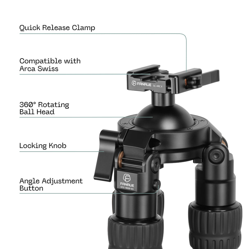 Load image into Gallery viewer, FANAUE Inverted Tripod with SC-ARCⅡClamp For Hunting Shooting
