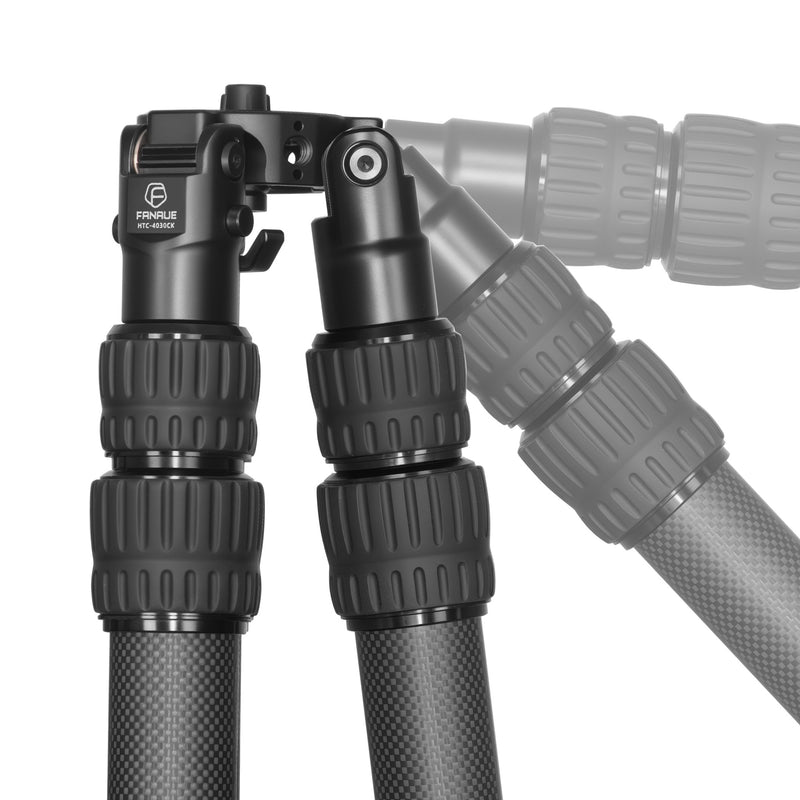 Load image into Gallery viewer, FANAUE HTC CK Series Inverted Carbon Fiber Tripod Without Ball Head For Shooting Hunting Photography
