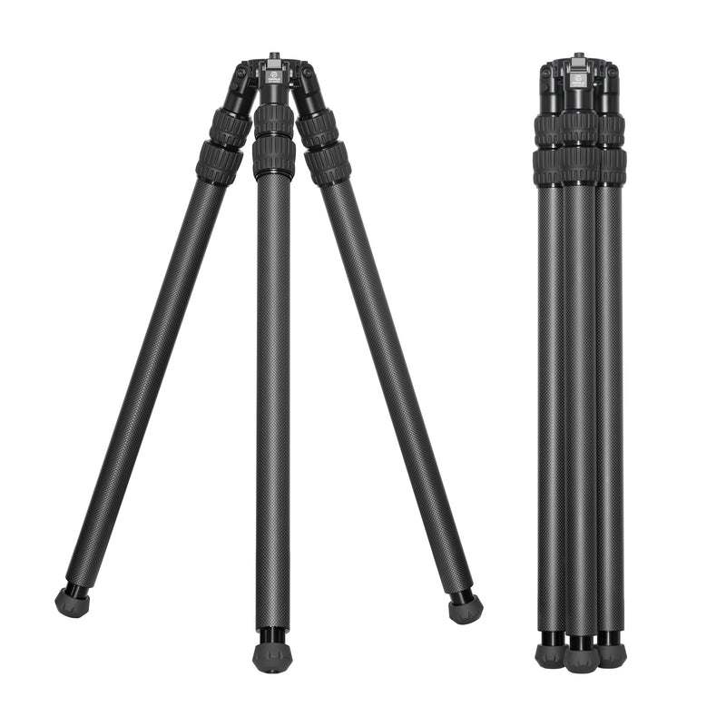 Load image into Gallery viewer, FANAUE HTC CK Series Inverted Carbon Fiber Tripod Without Ball Head For Shooting Hunting Photography
