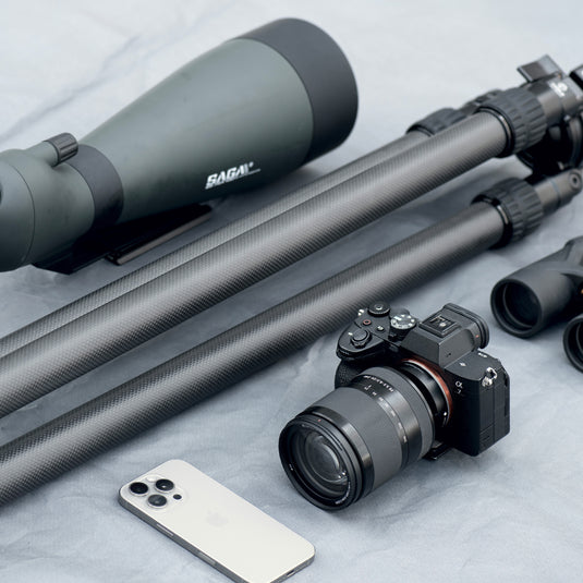 FANAUE HTC-4020-65 Inverted Tripod With Clamp SC-ARCⅡ For Shooting Hunting (Load 30kg, 2 Section)