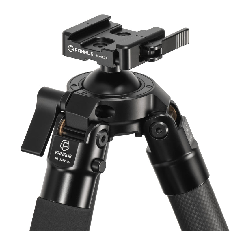 Load image into Gallery viewer, FANAUE HT-3240-45, 67.08&quot; Carbon Fiber Tripod For Hunting Shooting Photography(4 section,Load:20kg)
