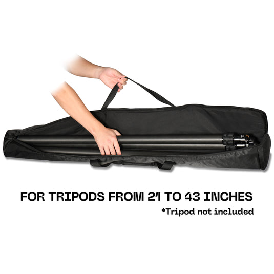 FANAUE Tripod Case, 46.5x8.6 in Heavy Duty Tripod Bag with Shoulder Strap and Handle
