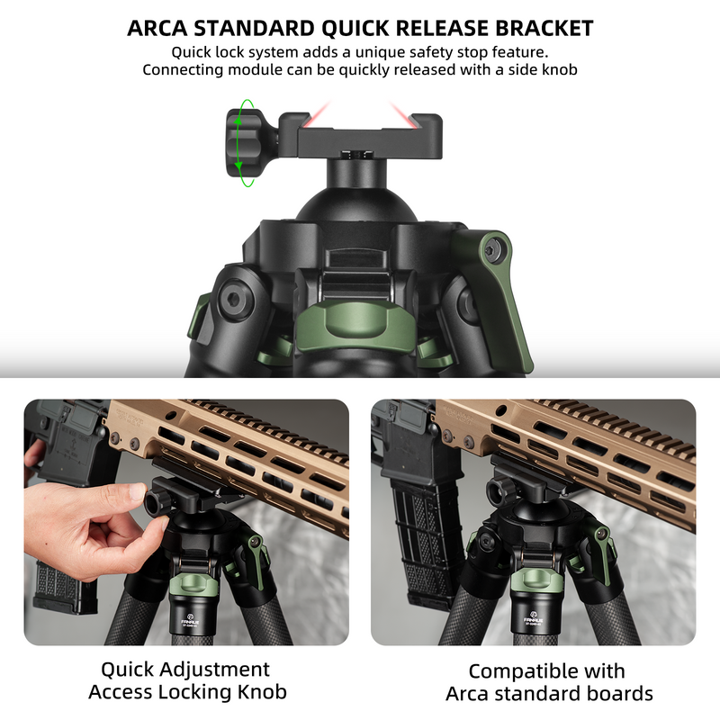 Load image into Gallery viewer, FANAUE Shooting Tripod (ST-30 ST-45 ST-65)with Durable Aluminum and Carbon Fiber Frames
