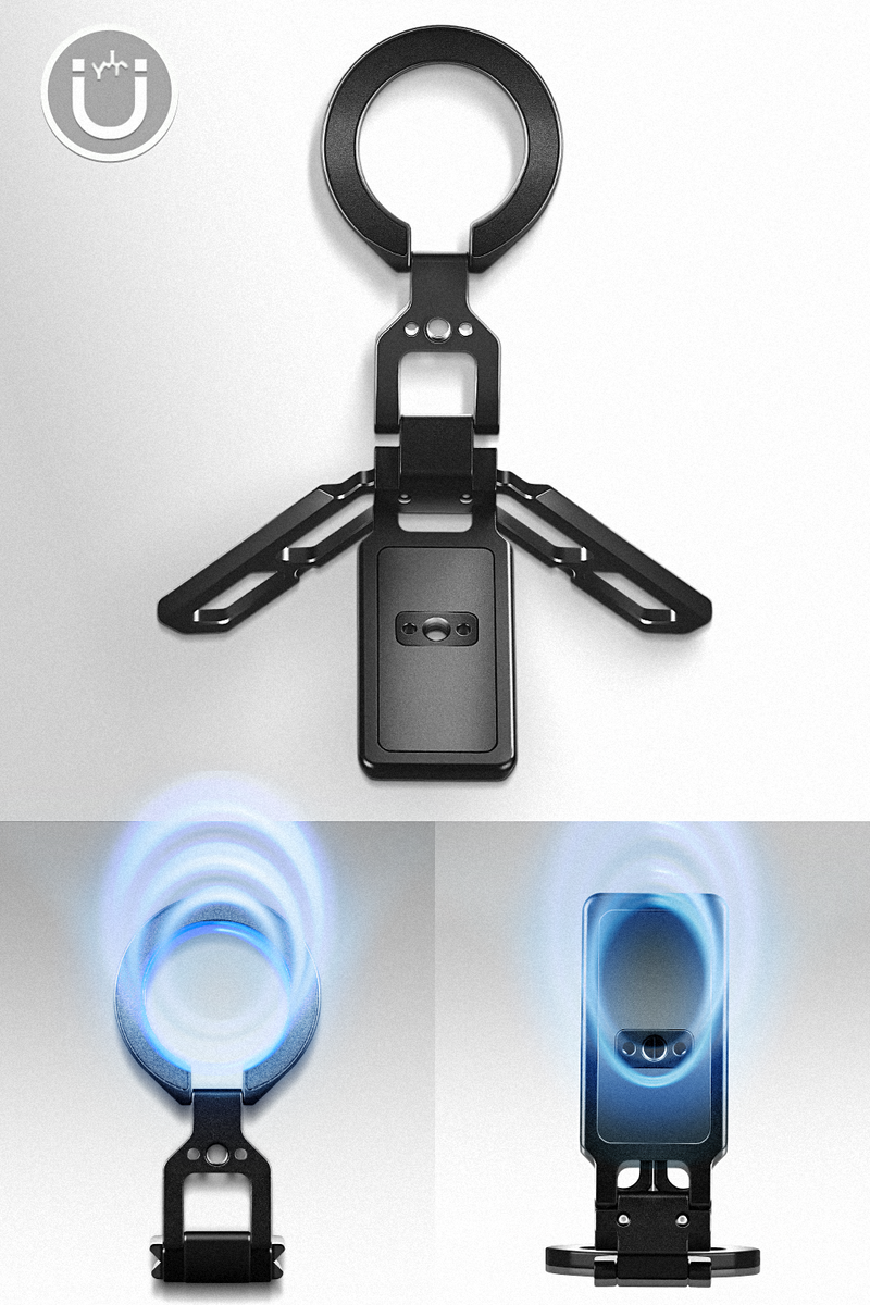 Load image into Gallery viewer, FANAUE MT-07 Magnetic Phone Stand Holder Tripod Multi-Functional Foldable Bed &amp; Desk Stand
