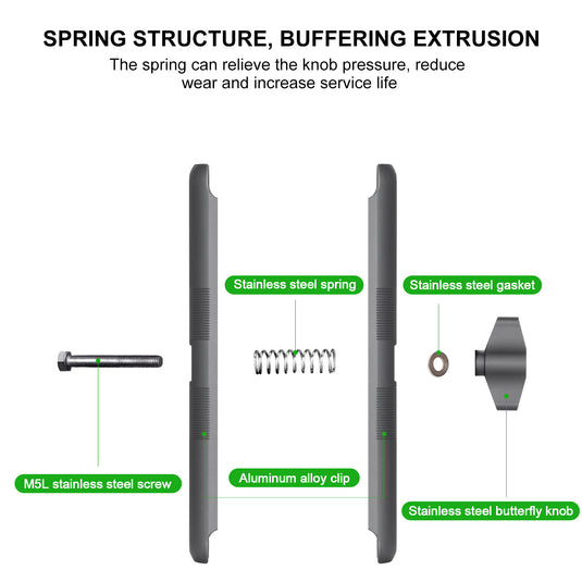 FANAUE Aluminum Double Socket Arm Compatible With 20mm Ball
