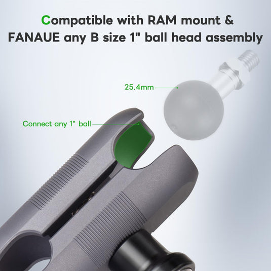 FANAUE Double Socket arm 60F with Anti-Theft Function
