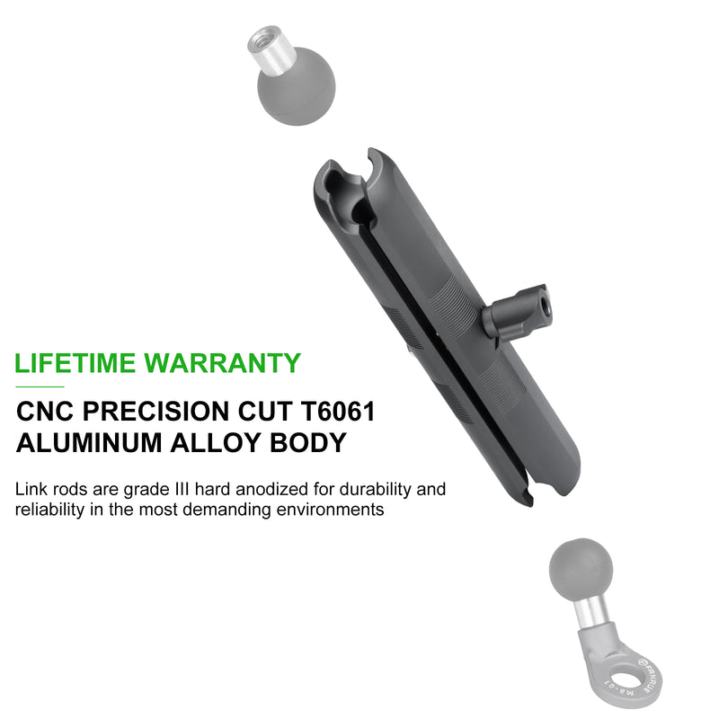 Load image into Gallery viewer, FANAUE Aluminum Double Socket Arm Compatible With 20mm Ball
