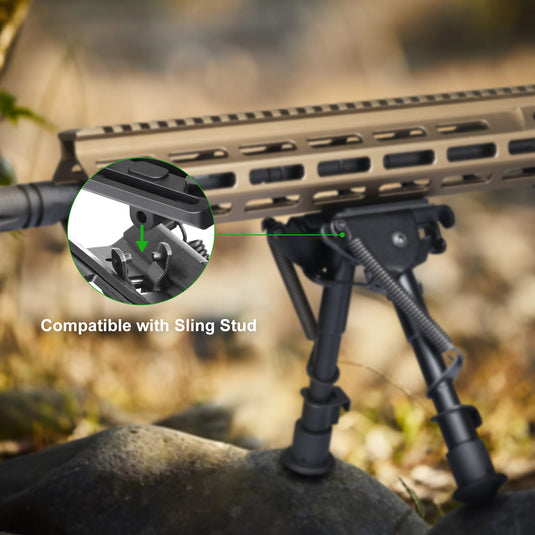 FANAUE BM-01 Bipod Adapter Bipod Mount Sling Stud 3 T-Nuts 3 Screws and 1 Wrench (Mlok bipod Adapter)